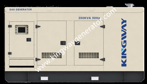 Генератор Cummins 200kw природного газа 250KVA молчаливый для кондиционера теплового насоса газа
