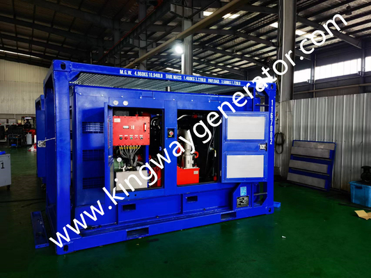 150KVA Kingway ATEX Certified  Zone 2 Silent Diesel Generator Set Integrated DNV Offshore Lifting Frame