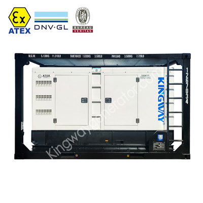 Kingway ATEX аттестовало взрывозащищенное набора генератора 60Hz зоны 2 дизельное молчаливое
