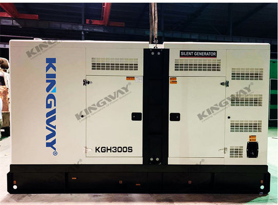 Тихий навес 350kva 280kw 400v 50hz 3-фазный 4-проводной дизельный генератор