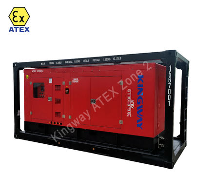 Atex Zone 1 Zone 2 Explosion- Proof 1250KVA Rig Safe Diesel Generator  with DNV2.7-1 lifting frame with for oil & gas fields