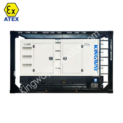 Atex Zone 1 Zone 2 Explosion- Proof 1250KVA Rig Safe Diesel Generator  with DNV2.7-1 lifting frame with for oil & gas fields