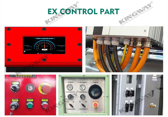 Supply 100kva 400v 50hz 3 phase 4 wire  diesel engine  ex-proof ATEX Zone 2 Genset