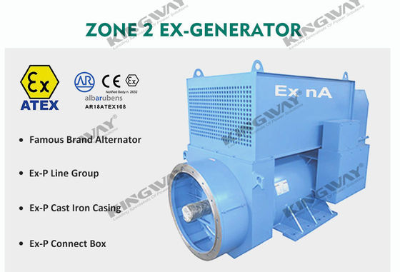 Offshore Platform Canopy 40kva 400v 50hz 3 phase 4 wire explosion proof diesel engine atex zone 2 rated dnvoffshore generator
