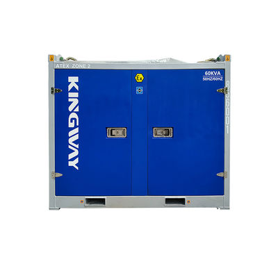 ATEX qualified explosion proof engine generator water pump set and air-comperssor set with DNV2.7-1 Lifting Frame Skid ROHS BV