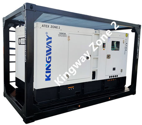Использование оффшорной платформы 150KVA ATEX сертифицированная зона 2 Температурный класс T3 взрывостойкий дизельный генератор
