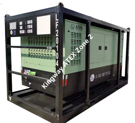 60kva 400v 50hz 3 фазы 4 проволока взрывозащищенный дизельный двигатель ATEX сертифицированный зона 2 номинальный генератор dnv для оффшора