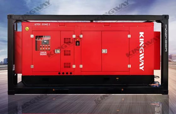ATEX Зона II 3-фазный нефтегазовый дизельный генератор набор 60KVA взрывостойкий дизельный генератор рамы интегрированной машины