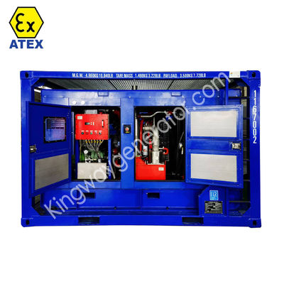 DNV2.7-1 сдвижная рамочная платформа ATEX сертификация 3фаза 800кВ 1000кВ зона2 взрывостойкий дизельный генератор набор сервисный двигатель