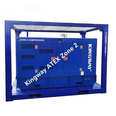 60KVA Kingway ATEX сертифицированный зона 2 Ex Proof дизельный генератор набор с стандартами DNV оффшорного обслуживания подъемной рамы