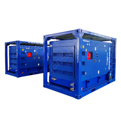 185CFM 6.9Bar Взрывостойкий ATEX Зона 2 Дизельный двигатель Суллярный воздушный компрессор с подъемной рамой DNV2.7-1