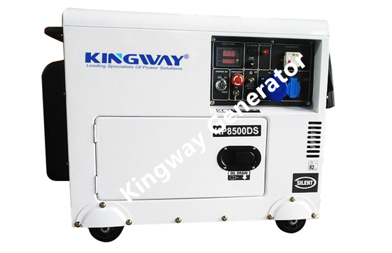 Охлаженный водой набор генератора 8KVA 3phase 50hz 1500rpm молчаливый дизельный портативный 12Hp