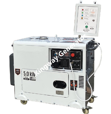 Набор генератора 8KVA оранжевого генератора цвета портативного молчаливый 12Hp