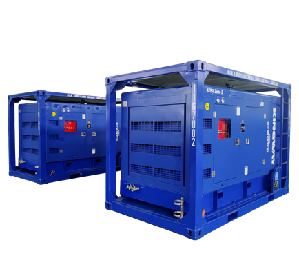 450CFM 150Psi Kingway ATEX Зона 2 T3 Противовзрывный Sullair дизельный двигатель воздушный компрессор DNV рама